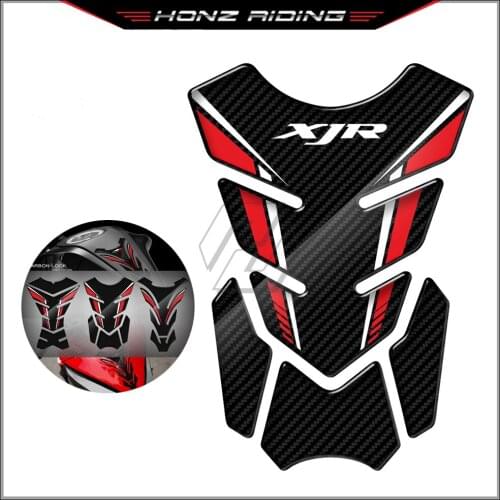 For Yamaha XJR400 XJR1300 XJR1200 XJR 400 1200 1300 3D Carbon-look Motorcycle Tank Pad Protector Sticker
