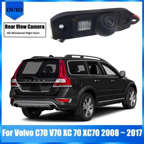 HD Backup Rear camera For Volvo C70 V70 XC 70 XC70 2008 ~ 2017 Night Vision Waterproof Backup Parking Reversing Camera