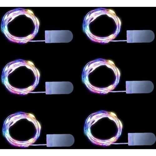 10/20/30 LED Battery Micro Rice Wire Copper Fairy String Lights Party Decor 1/2/3M Copper Wire LED Light