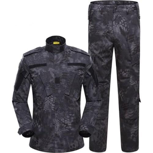 Men Military Airsoft Uniform Army Paintball Suit Tactical Kryptek Jacket Camping Combat Hunting Security Costumes Coat Pants Set
