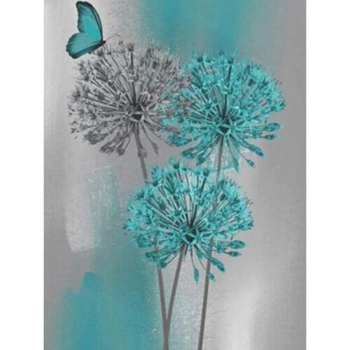 Animal Butterfly Flower DIY Cross Stitch 11CT Kits Needlework Craft Set Printed Canvas Cotton Thread Home Decoration On Sale