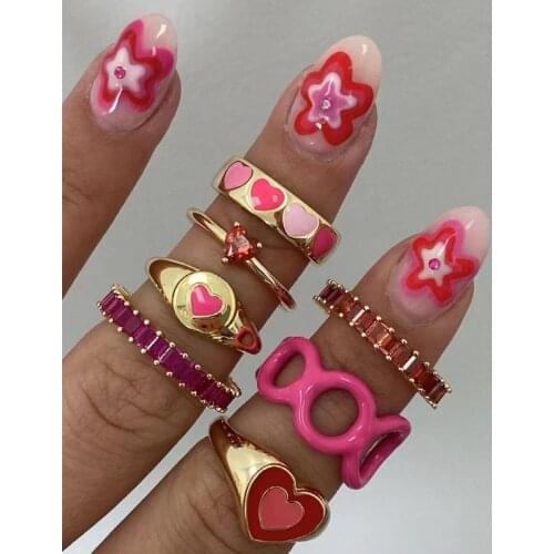 2021 New Korean Version Of Hollow Micro Pave Zircon Double Layer Love Fashion Simple Temperament Gift Banquet Travel