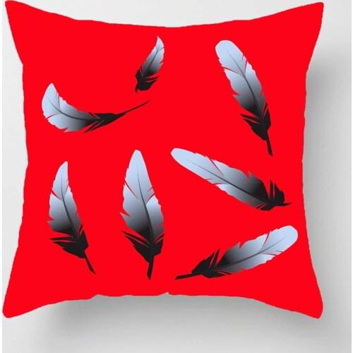 2020 New Arrival Printing Flannel Pillow Cover New Printed Short Plush Pillow Cover