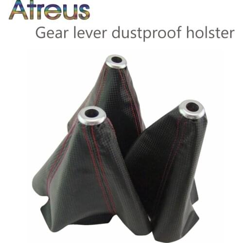 Atreus 1pc Gear shift knob dust-proof cover For Peugeot 308 206 307 207 407 2008 508 208 Citroen C5 C4 Opel Astra j h g Insignia