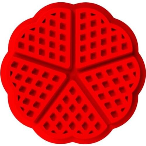Silicone Waffle Mold DIY Heart Shape Waffle Baking Mold Square Shape Cake Mold DIY Silicone Cake Mould Waffle Mold Baking Tool