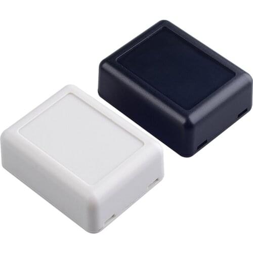 Taidacent 2 Pcs Electronic Plastic Enclosure Fixture Box ABS Junction Box Desktop Instrumentation Box 46 36 18MM