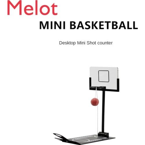 Creative Basketball Finger Decompression Boys Soccer Fan Gift Desktop Mini Shot Counter