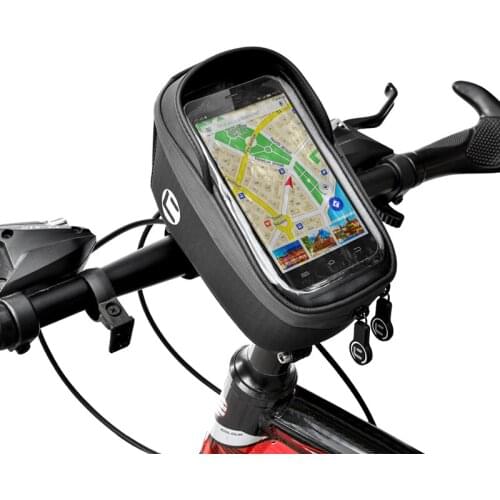 Bicycle Phone Mount Bags Front Frame Top Tube Handlebar Bags Compatible with phone Below 6.5"