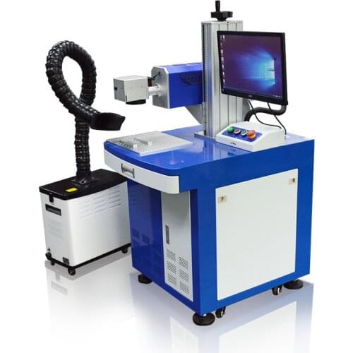 High quality desktop cold marking 5W UV laser marking machine for food and medicine package glass ceramics