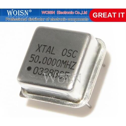 1pcs/lot 50MHZ line 50.000MHZ 50M active crystal oscillator square half-size In Stock