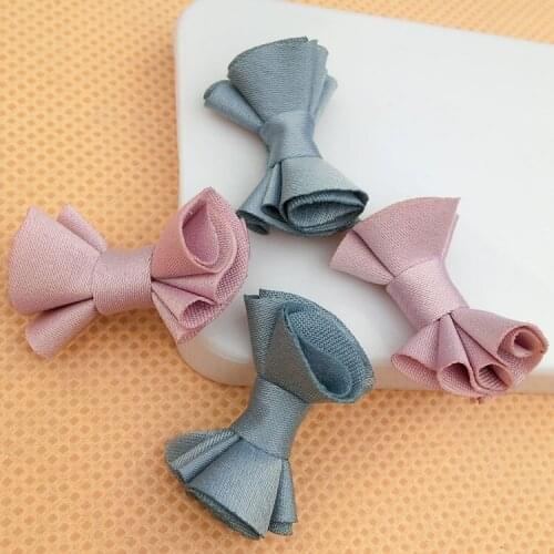 10pcs/lot Bow tie flower DIY Decoration diy Cell Phone sticker/Accessories/Charms/Pendant/Adornment/Jewelry Findings Materials