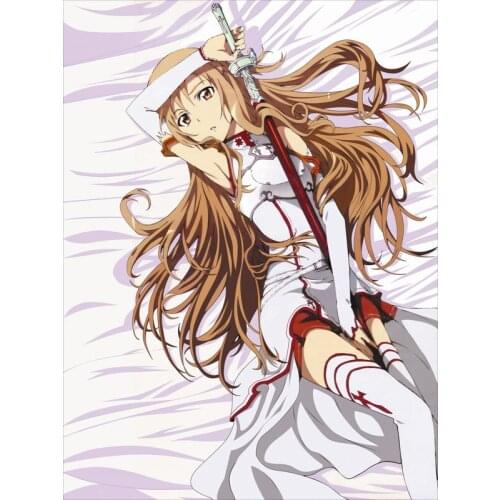 150x200cm Gun Gale Online GGO / Sword Art Online (SAO) anime Characters Sexy Girl Asuna Leafa Bed Sheet Duvet cover Or Blanket