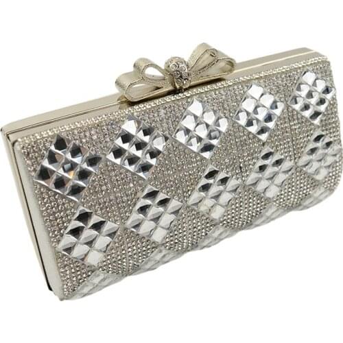 2016 Women Diamond-Studded Geometric Acrylic Wedding Bags And Evening Bag