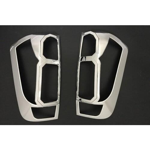 2017 ABS car chrome strips for nissan navara np300 accessories rear lamp cover trim for nissan navara 2015 2016 auto plate parts
