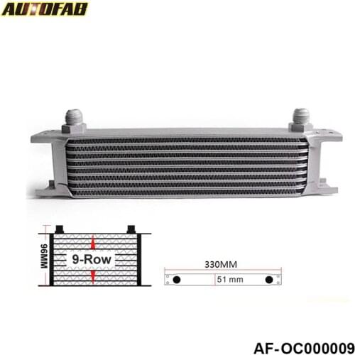AUTOFAB - British Type 9-Row Engine Oil Cooler / AN8 Have in stock! AF-OC000009