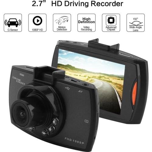 G30 Car DVR Camera Dash Driving Recorder Full HD 1080P Cycle Record Night Vision 140 Degree Wide Angle Dashcam Video Registrar