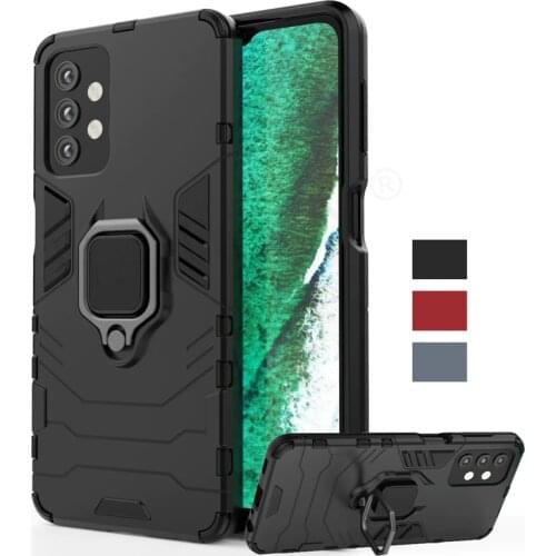For Samsung Galaxy A32 Case Cover M51 A21S M31S M01 A51 A71 A31 M21 Case Magnet Ring Holder Armor Phone Bumper Case Samsung A12
