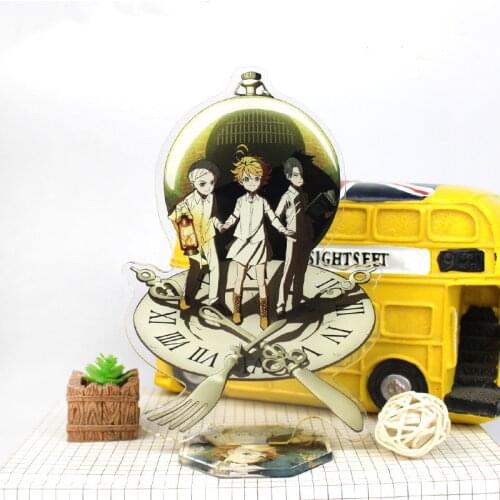 The Promised Neverland Anime Figure Acrylic Stand Model Toy Emma Ray Norman Action Figures Decoration Anime Lovers Collect Gifts
