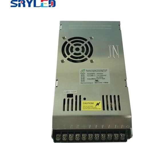 G-energy Ultra-thin 5V - 60A 300W LED Display Power Supply with Fan in 110-240V 10pcs/Lot