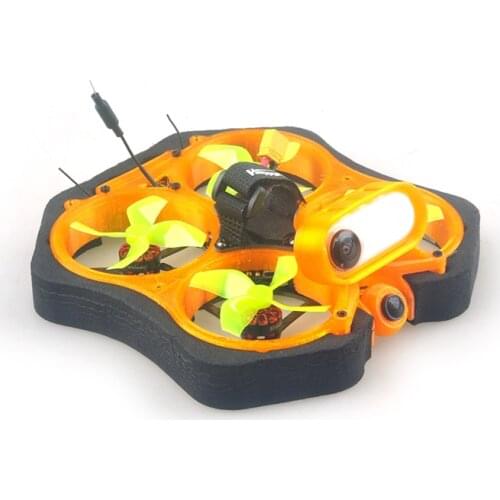 Happymodel CINE8 85mm Brushless Cinewhoop DIY KIT EX1202.5 KV8000 MCU upgraded to EFM8BB21 5.8G 400mw VTX ANT 1200tvl Camera TX