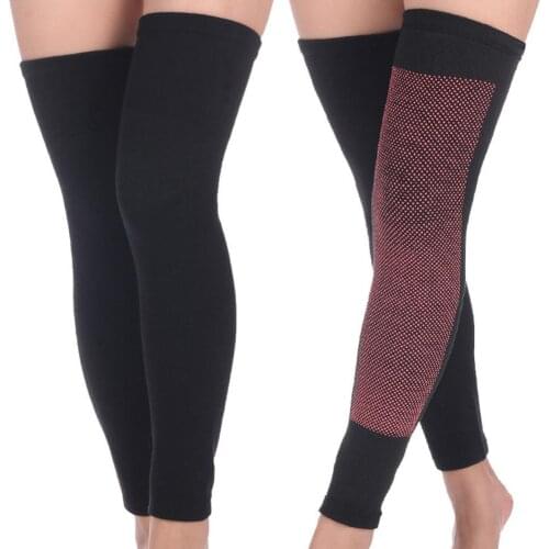 2Pcs Knee Support Braces Elastic Nylon Outdoor Sports Compression Knee Pad Sleeve Winter Warm Self-Heating Arthritis Protector