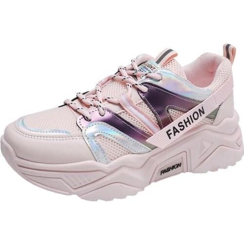 High quality Women Sneakers 2021 Fashion Casual Shoe Woman Comfortable Breathable Flats Female Platform Sneakers Chaussure Femme