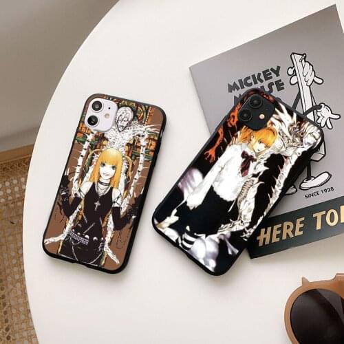 For Samsung Galaxy A21S A03S A22 A12 A32 A52 A72 A50 A70 A71 A51 S21 S20 FE S10 S9 Plus Rem And Misa Death Note Anime Soft Case