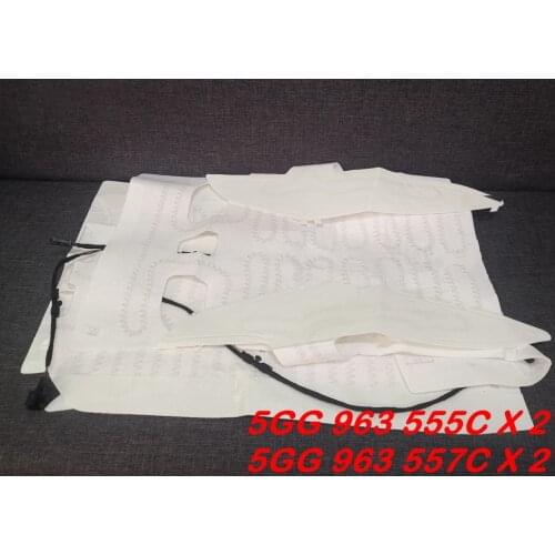 Front heating seat pad For Golf MK7 7.5 5GG 963 555C 5GG 963 557C
