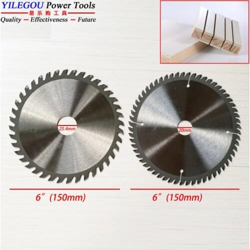 6" 150mm TCT Circular Saw Blades For Wood 150*1.8*20mm*40/60Teeth Carbide Saw Blades Cutting Wood (20mm)