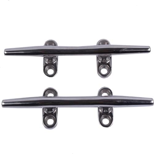 12" Stainless Steel Mooring Cleat Marine Boat Yacht Bollard One pieces