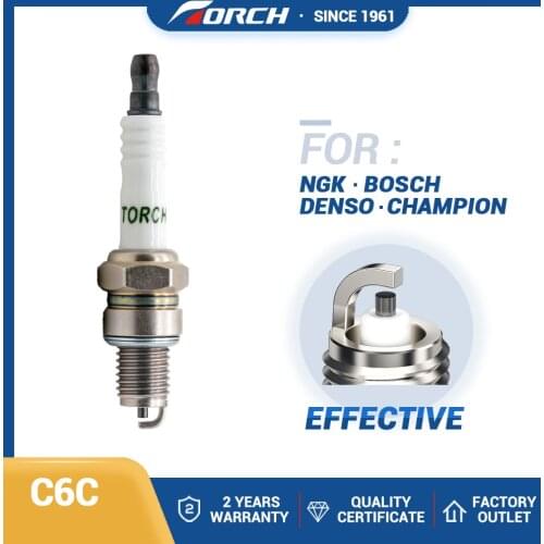 Spark Ignition Candle Champion P8Y Replacement Torch Brand Spark Plug C6C Autolite 2735 Autolite 2716 Engines Components