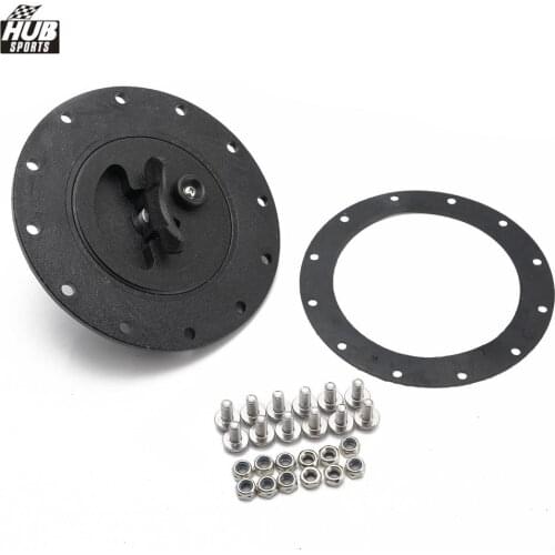 Universal Fuel Cell Gas Tank Filler Cap +Filler Plate +Fittings HU-CGQ09GZ