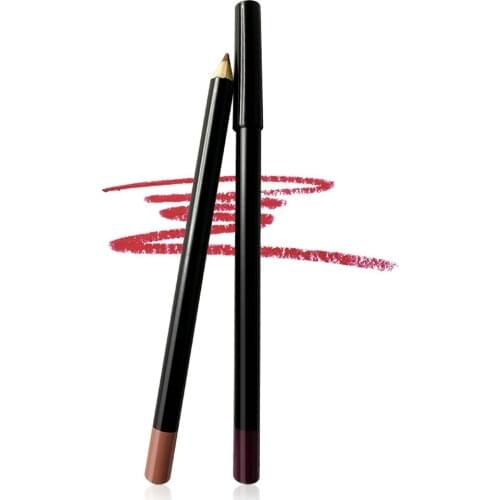 Waterproof Matte Brown Lip Liner Pencil Custom Logo Wholesale Makeup Cosmetic private label Lipliner Long-lasting