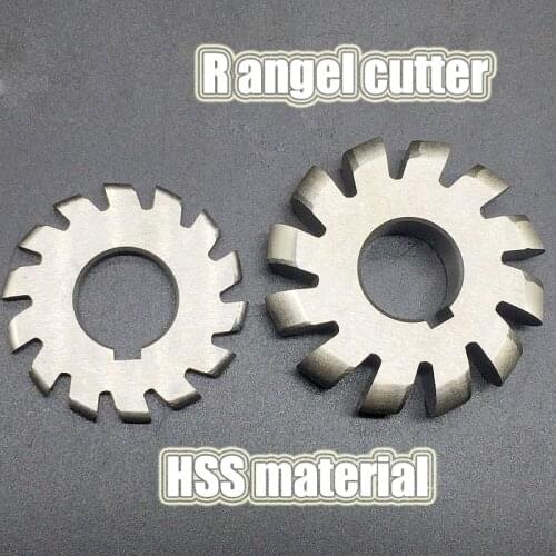 Convex semilinear milling cutter R2R3R4R6R8R10R20R25 convex arc milling cutter gear milling cutter Free shipping