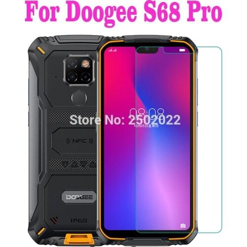 Glass For Doogee S68 Pro Tempered Glass Protective 2.5D On FOR Doogee S68Pro Screen Protector Glass Film Cover Shield 9H
