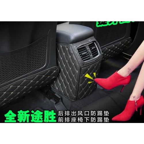 Seats care back seat protector Rear Seat Anti-Kick Pad Seat cover Automotive interior Modified For Hyundai Tucson 2015-2018