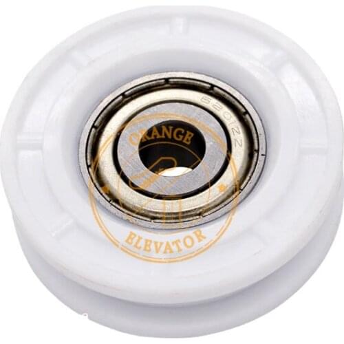 10PCS/Lot 56*16*6201 SKY Elevator door hanging wheel Roller OD56mm W16mm Bearing 6201