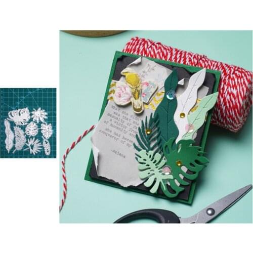 8pcs New Arrival Leaf Series Metal Cutting Dies Embossing Scrapbooking Stencil Craft Cut Dies For DIY Card Crafts Handmade New