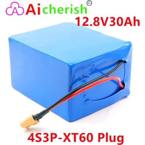 32700 Lifepo4 Battery Pack 4S3P 12.8V 30Ah With 4S 20A Maximum 60A Balanced BMS for Electric Boat Uninterrupted Power Supply 12V
