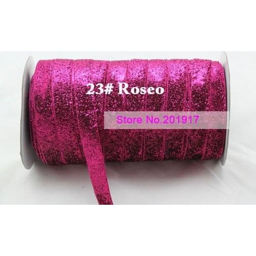 Roseo Glitter Velvet Metallic Ribbon+DIY Jewelry Bowknot Headbands Wedding Party Sewing/Webbing Decoration Gift Ribbon Mix Cord