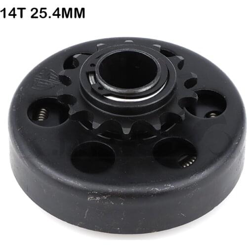 25.4MM 14 Tooth Centrifugal Clutch Heavy Duty 40 41 Chain 13HP Suitable for Kart/420 Chain Mini DIRT PIT Bike