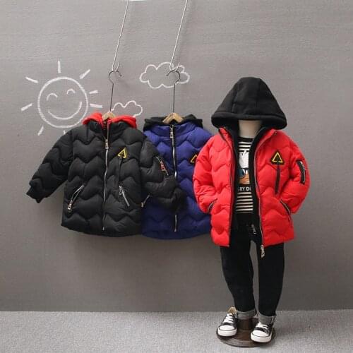 Childrens Coat 2020 Autumn Winter New Korean Version of The Girls Down Cotton Jacket Boy Thick Baby Warm Parka Toddler Clothes