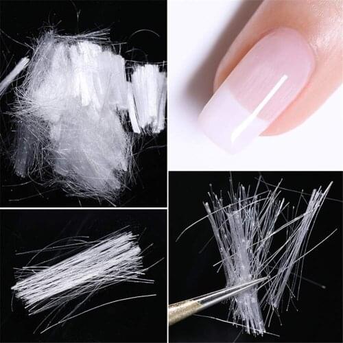Fiberglass Nail Form for Nail Art Quick Extension White Acrylic Tips for Poly Builder UV Gel DIY Salon Tool Clips Silk Wraps