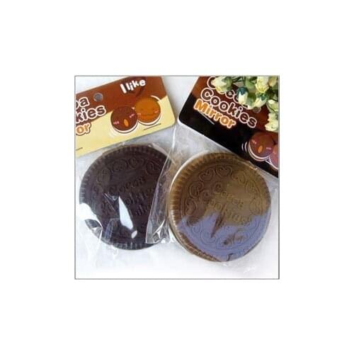 Hot Mini Cute Cocoa Chocolate Mirror & comb Portable Compact Mirror Comb Free Ship