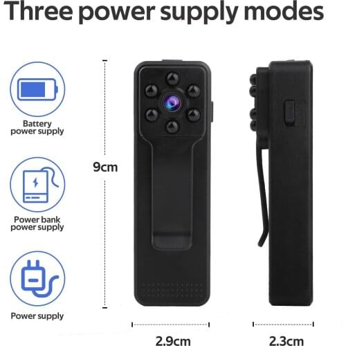 K11 camera back clip conference work record camera portable outdoor sports recorder aerial camera mini camera camara espia