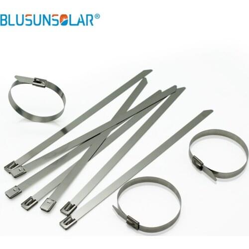 500pcs/lot hot selling 35 inch 4.6mm x 900mm Thickness 2.5mm Best 304 Grade colorful self locking Stainless Steel cable ties