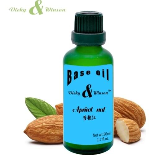Vicky&winson Apricot kernel oil 50ml base oil Essential oils skin care almond oil Massage Moisturizing hydrating VWJC16