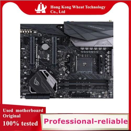 For ASUS ROG CROSSHAIR VI HERO (WI-FI AC) Motherboard Socket AM4 DDR4 For AMD X370 Original Desktop Mainboard Used Mainboard