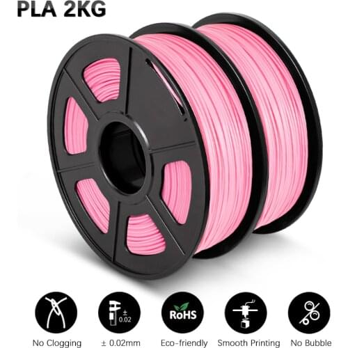 GOHIGH PLA Material 3D Printer Filament 2 Rolls /Set Top Quality Brand PLA Filament for RepRap