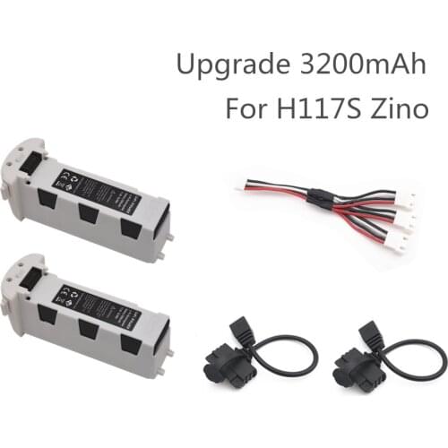 Upgrade 11.4V 3200mah Battery For Hubsan ZINO Battery H117S Drone Quadcopter Spare Parts 11.4V Lipo Battery Accessories For ZINO